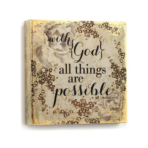 Give Faith Collection All Things are Possible Wall
